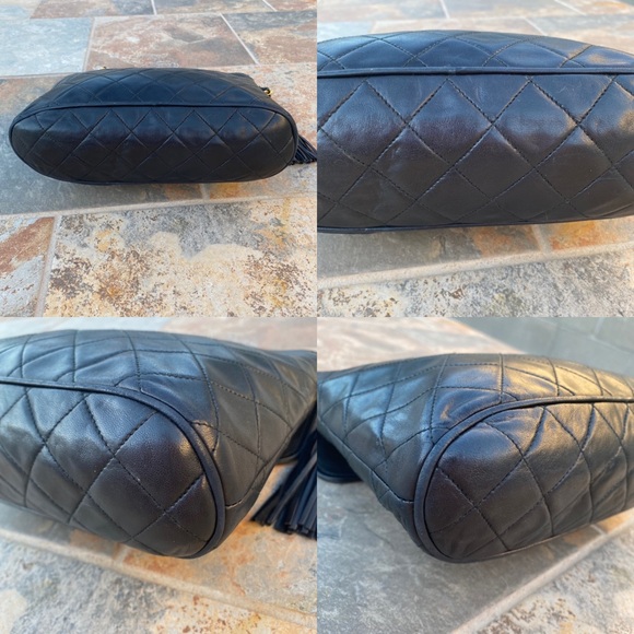 SOLD Chanel Timeless Vintage Diamond Quilted Flap Tassel Bag - Picture 12 of 16